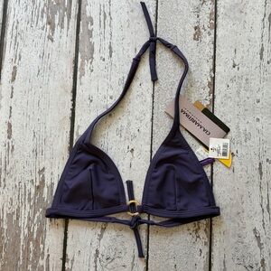 CIA MARITIMA Beachwear Roxo Bikini Top - Sz M